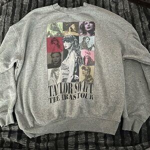 Taylor Swift Gray Eras Tour Sweatshirt